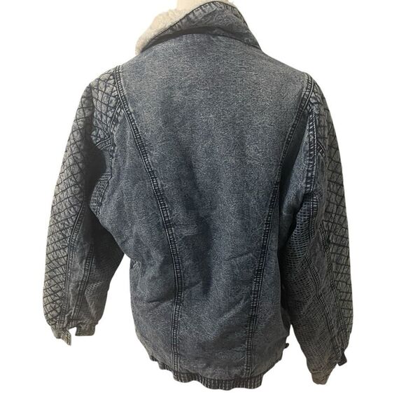 Vintage Ruth Douglas Sherpa Lined Denim Jacket Women Size Small Light Wash - Picture 7 of 16